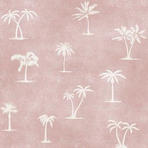 Palm Trees - Dusty Pink