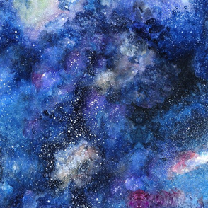 Azure Space Dust Large Scale Wallpaper