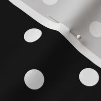 White Polka Dots on Black