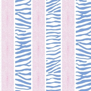 Reverse Pink 1 LAND Navy AND SEA STRIPE