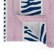 Pink 1 Navy LAND AND SEA STRIPE