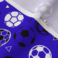 Soccer Triangles Royal Blue