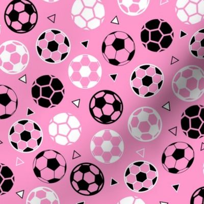 Soccer Triangles Light Pink