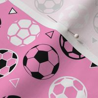 Soccer Triangles Light Pink