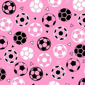 Soccer Triangles Light Pink