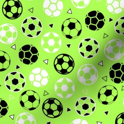 Soccer Triangles Lime