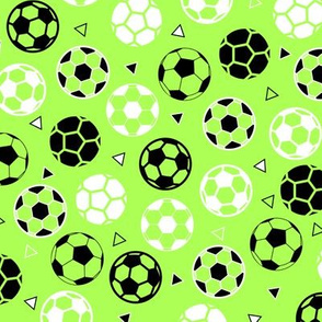Soccer Triangles Lime