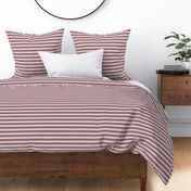 small luca stripes: dusty rose