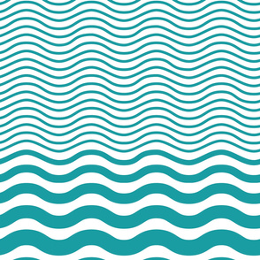 Teal Waves