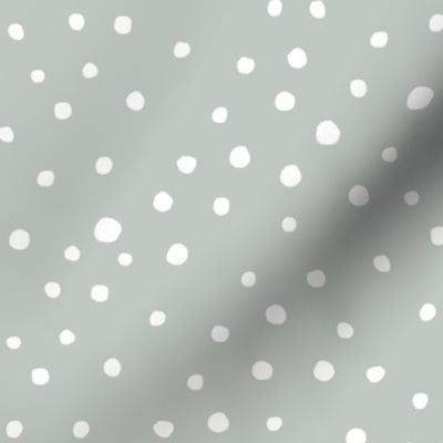 Gray Doodle Space Dots