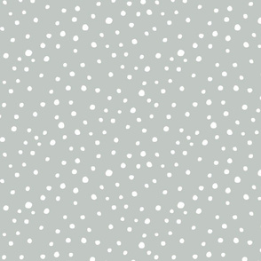 Gray Doodle Space Dots