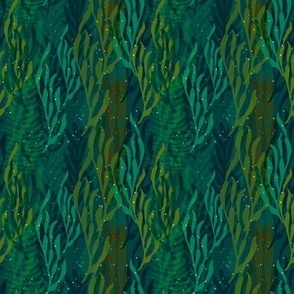 Underwater Emerald Forest - mini scale