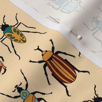 Exotic Beetles on Vanilla Yellow