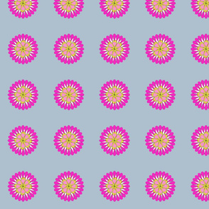pink blue background flower pattern