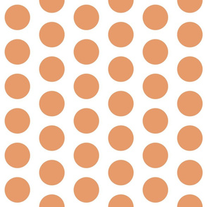 2" dots: apricot