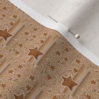 Creamy Ceramic Textured Stars