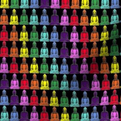 Rainbow Buddhas