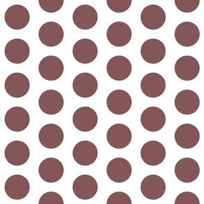 2" dots: rosewood