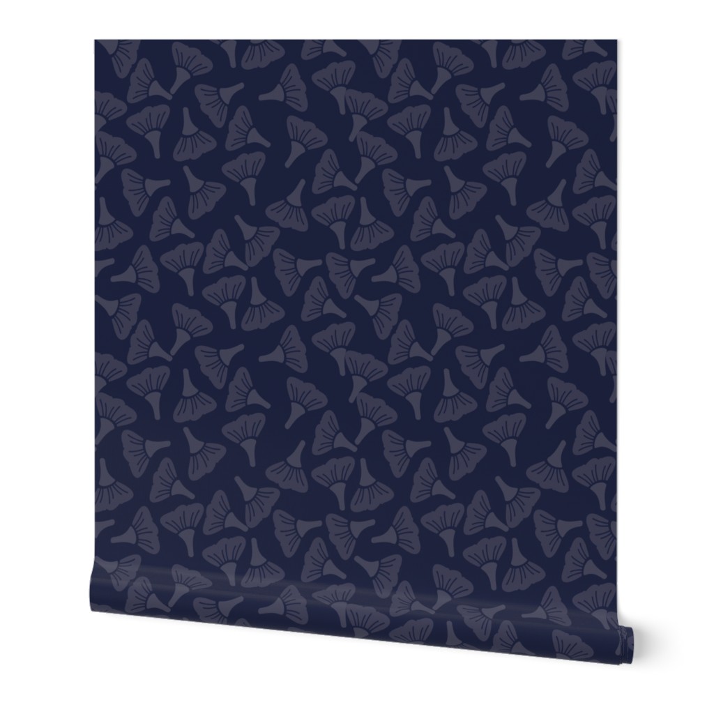 Blooming Buds-Just Navy-Teals and Navy Palette-Small scale