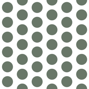 2" dots: blue olive