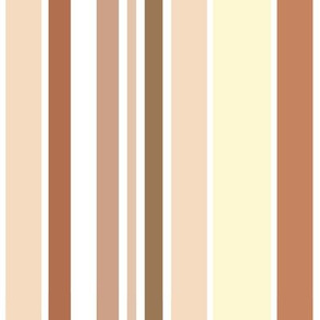 Basic Stripe-Cinnamon Bun Palette-Regular scale