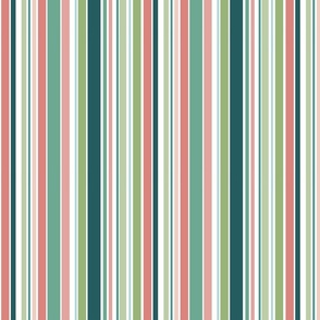 Basic Stripes-Green and Pink Palette