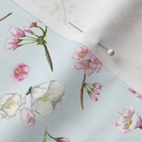 cherry blossom pattern for fabric_cherry repeat