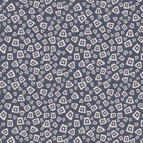 Dizzy shapes on dark gray