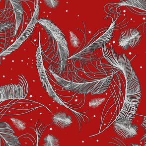 sweet dreams plumes silver red