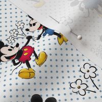 Smaller Classic Minnie and Mickey in Love Retro Vintage Public Domain