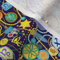 Talismans from around the world on Purple - small scale