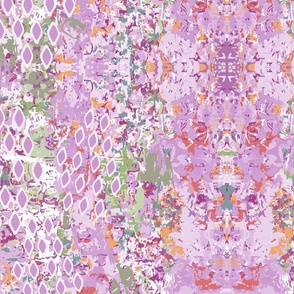 Lilac tribal kaleidoscope