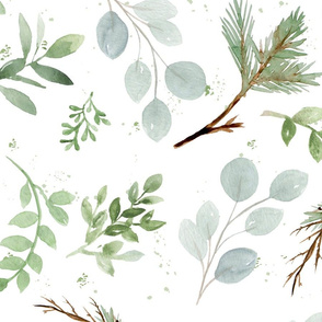 Pine and Eucalyptus Christmas Vibes