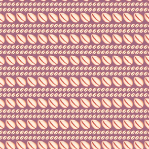 striped cowrie pattern purple