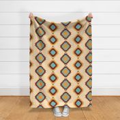 American Southwest Inspired Diamonds blanket large scale