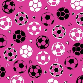 Soccer Triangles Pink