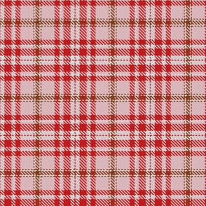 Monochrome Plaid in Red