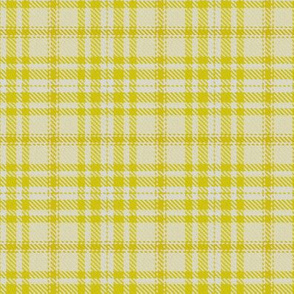 Monochrome Plaid in Yellow