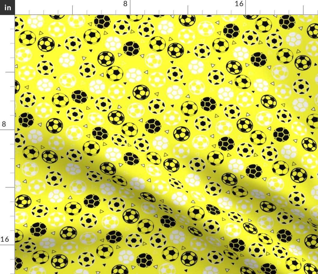 Small Soccer Triangles Yellow