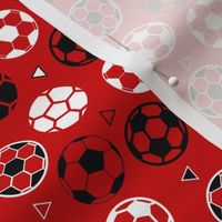 Small Soccer Triangles Red