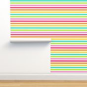 Bigger Scale Candy Rainbow Stripes