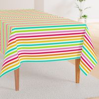 Bigger Scale Candy Rainbow Stripes