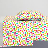 Large Scale Candy Rainbow Polkadots