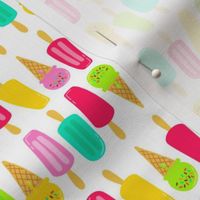 Smaller Scale Candy Rainbow Summer Ice Cream Popsicles