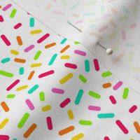 Smaller Scale Candy Rainbow Confetti Sprinkles