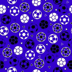Small Soccer Triangles Royal Blue
