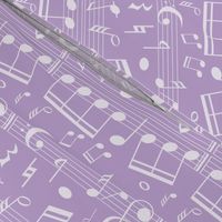 Music Notes - Light Purple - Bigger Scale