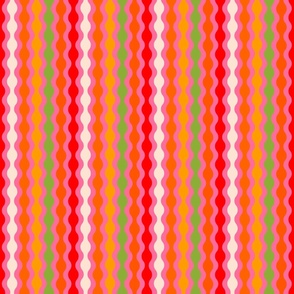 Medium Scale - Retro Summer - Groovy Stripes