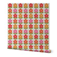 Large Scale - Retro Summer - Mod Flowers