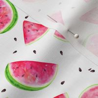 Small Watermelon on White